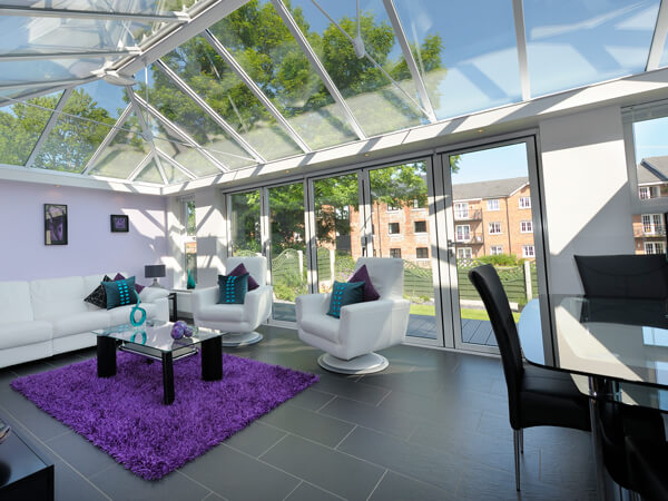 Modern Glass Roof Conservatories