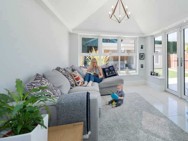 Sofa In A Conservatory